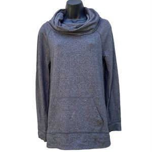 Lou & Grey Cowl Neck Sweater | Small | Gray
